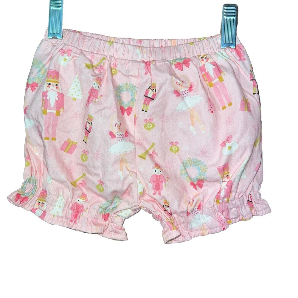 Mia Miel Clothing Company Boutique Pink Nutcracker Bloomers 2T